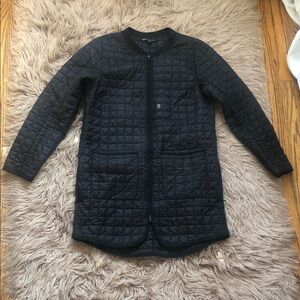 Athleta Black Quilted Jacket